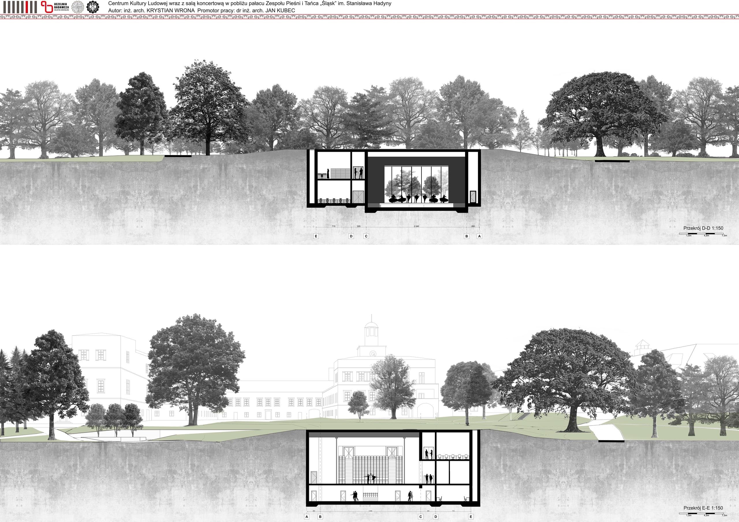 Folk Culture Center — concert hall interior rendering
